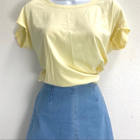 Denim Forever 21 jean mini Y2K A line skirt small - Picture 2 of 5